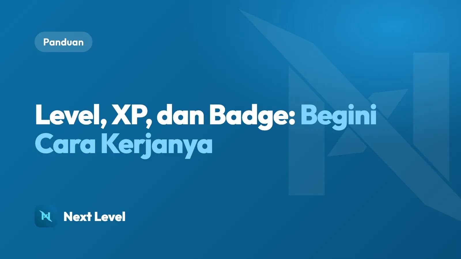 Level, xp & badge