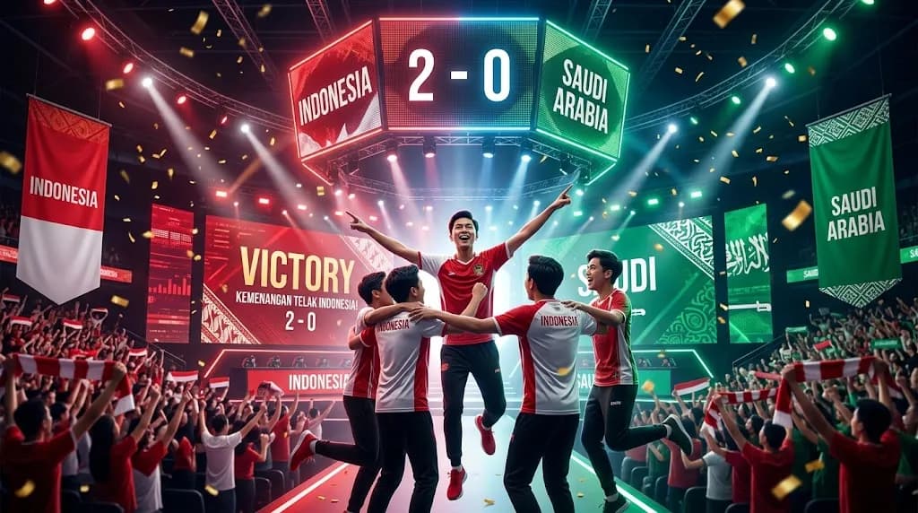 menang atas arab