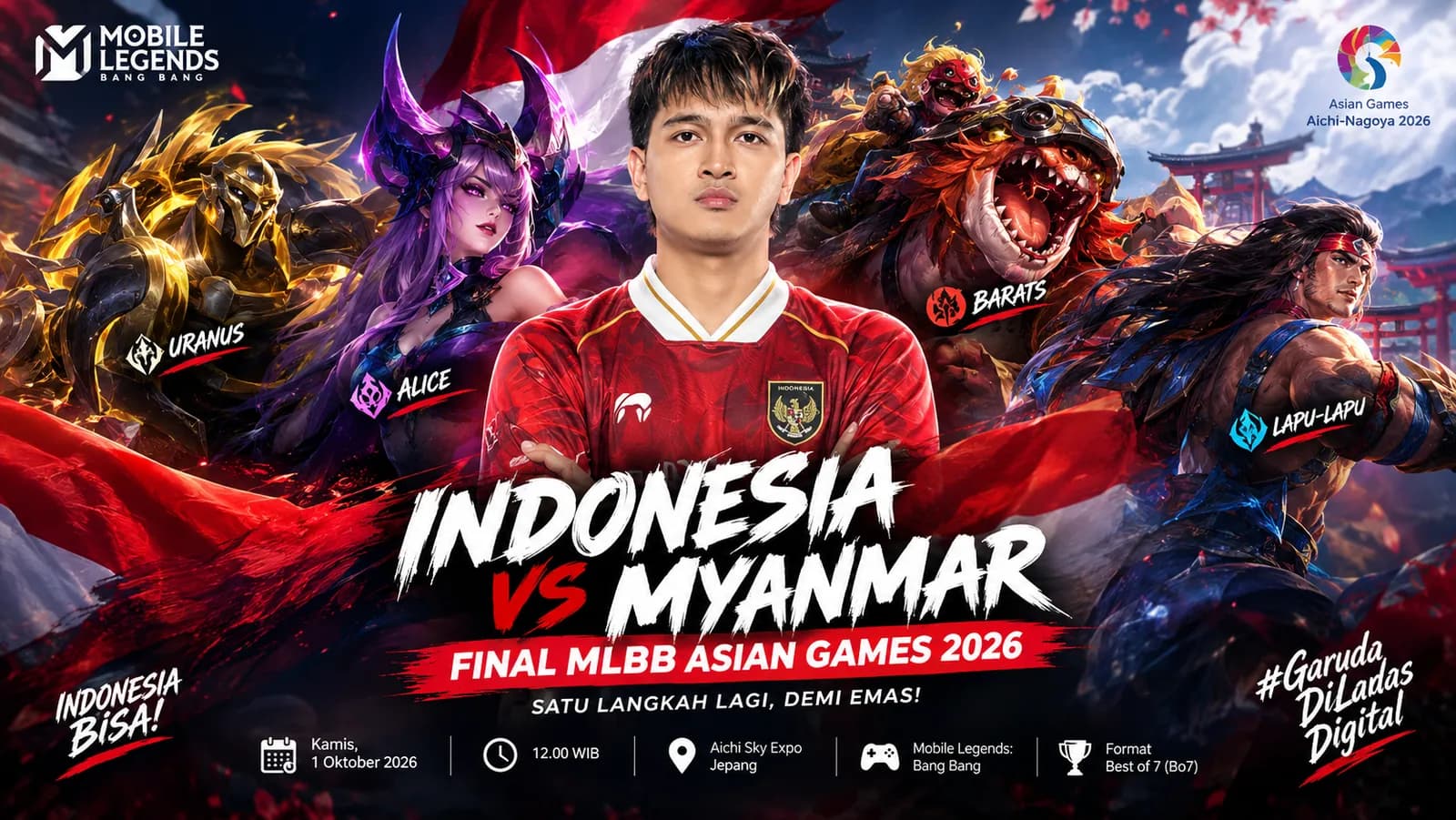 Siap Rebut Emas
