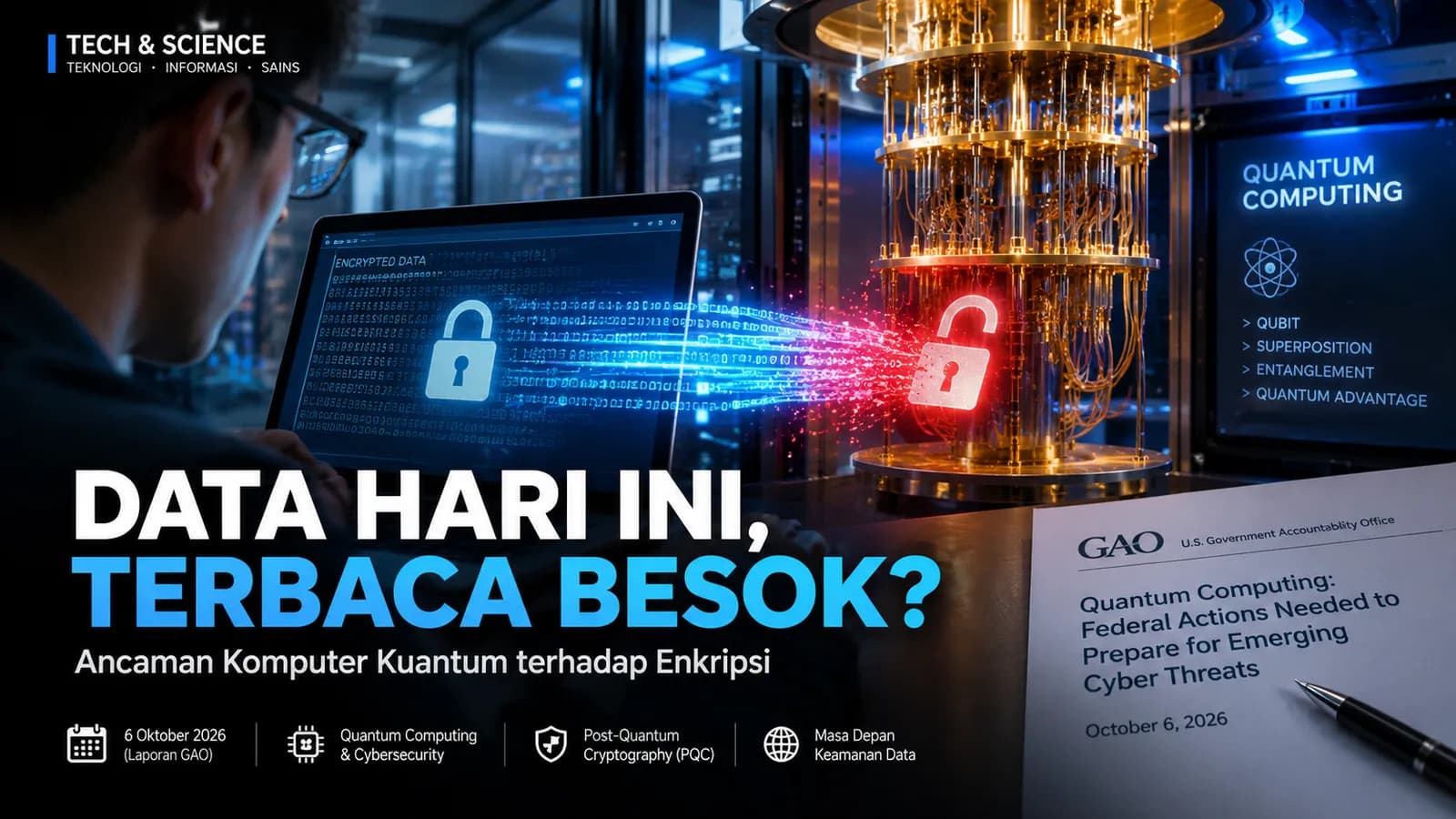 Komputer Kuantum Bisa Ancam Enkripsi, Kenapa Data Hari Ini Harus Dilindungi Sekarang?